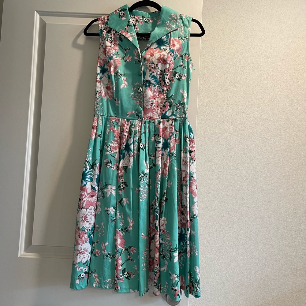 Voodoo Vixen Size Small Floral dress - Picture 4 of 14